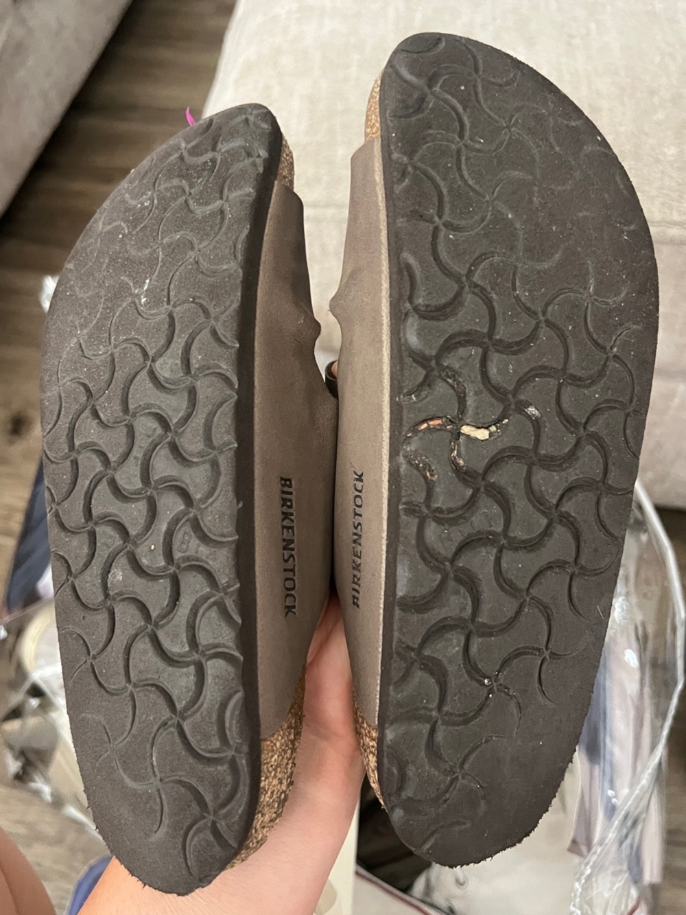 Birkenstock Kids Brown Double Buckle Sandals - Picture 2 of 2
